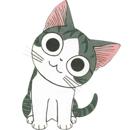 Серый полосатый кот sticker 4