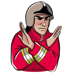 Пожарный sticker 2