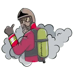 Пожарный sticker 4