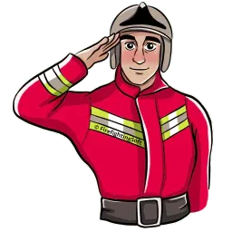 Пожарный sticker 5