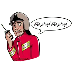 Пожарный sticker 7