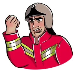 Пожарный sticker 10
