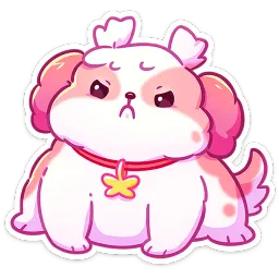 Помпоша ВКонтакте, Дарья Тюсенкова Telegram sticker pack