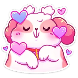 Помпоша ВКонтакте, Дарья Тюсенкова sticker 9