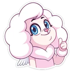 Пуфи sticker 12