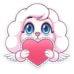 Пуфи sticker 3