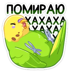 Попуги sticker 9