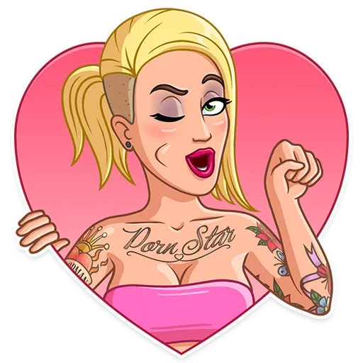 Порноактриса sticker 2