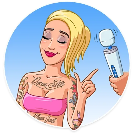Порноактриса sticker 12
