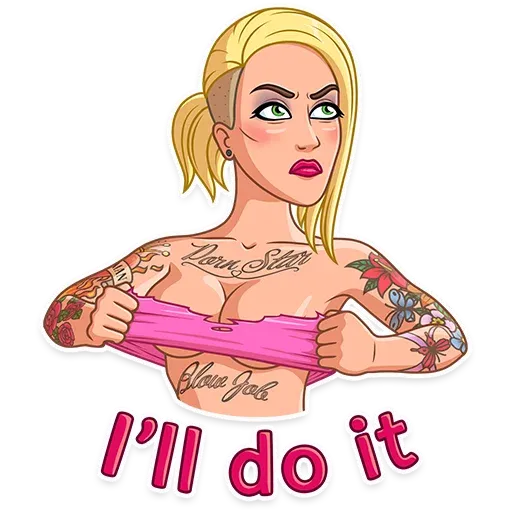 Порноактриса sticker 5
