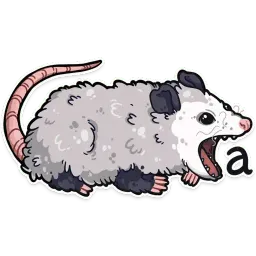 Крутой опоссум sticker 2