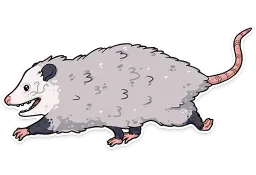 Крутой опоссум sticker 11