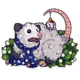 Крутой опоссум sticker 12