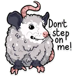 Крутой опоссум sticker 6
