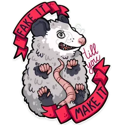 Крутой опоссум sticker 7