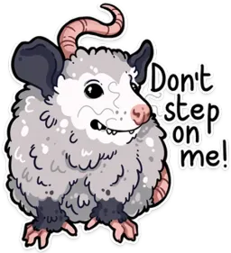 Крутой опоссум sticker 8