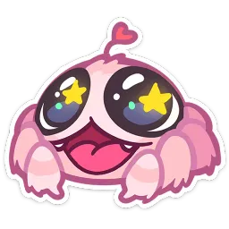 Паучок Пряник Анастасия Кощевец Telegram sticker pack
