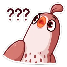 Птичка sticker 12