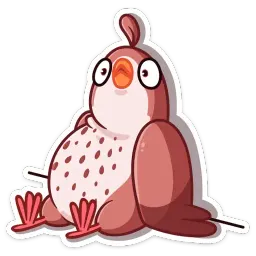 Птичка sticker 8
