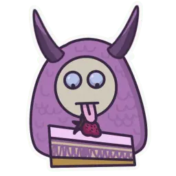 Фиолетовый Telegram sticker pack