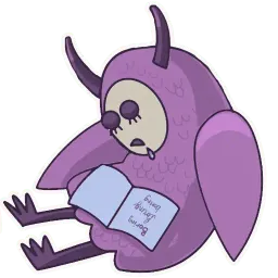 Фиолетовый sticker 12