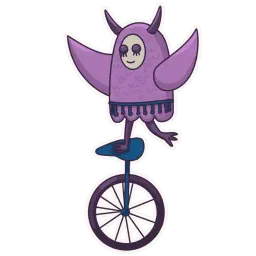 Фиолетовый sticker 4