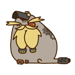Pusheen Overwatch by Eckru sticker 12