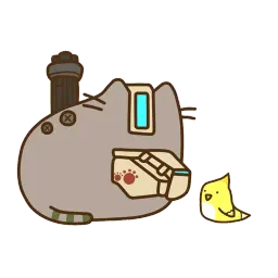 Pusheen Overwatch by Eckru sticker 8