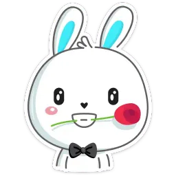 Rabbit sticker 12