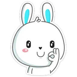 Rabbit sticker 4