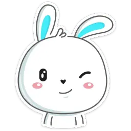 Rabbit sticker 5