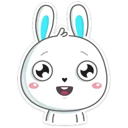 Rabbit sticker 6
