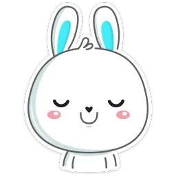 Rabbit sticker 7