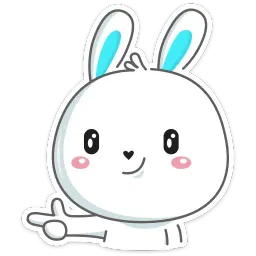 Rabbit sticker 8