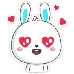 Rabbit sticker 9