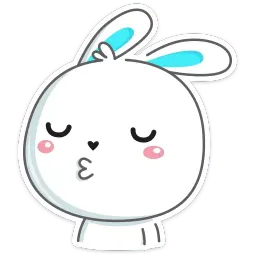 Rabbit sticker 10