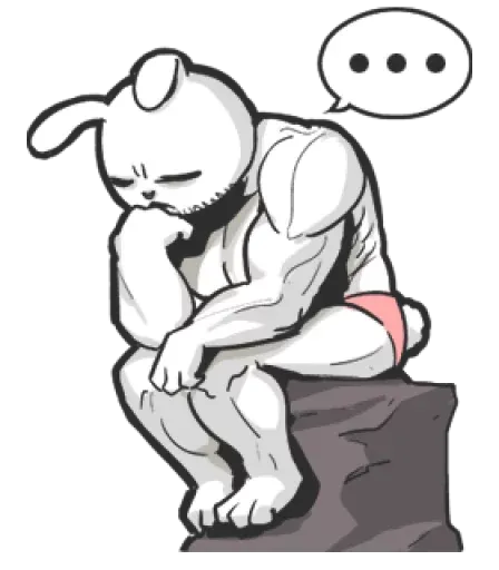 Rabbo the Muscle Rabbit sticker 12