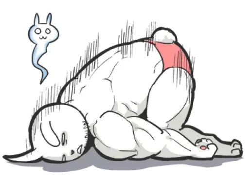 Rabbo the Muscle Rabbit sticker 13