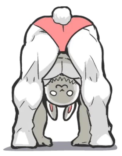 Rabbo the Muscle Rabbit sticker 24