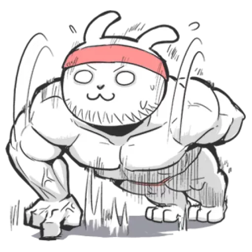 Rabbo the Muscle Rabbit sticker 28