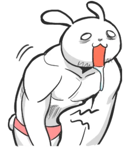 Rabbo the Muscle Rabbit sticker 32