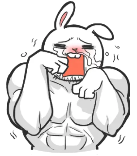 Rabbo the Muscle Rabbit sticker 33