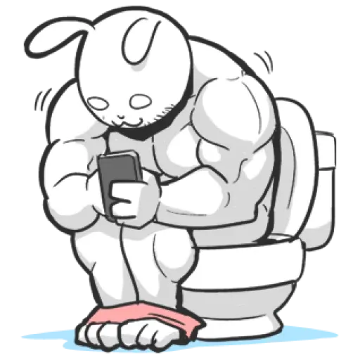 Rabbo the Muscle Rabbit sticker 34