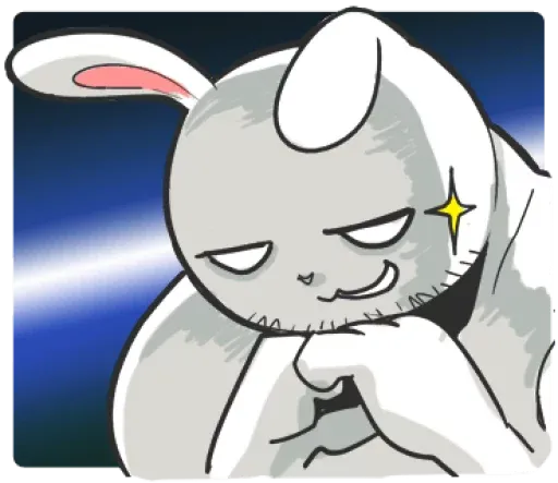 Rabbo the Muscle Rabbit sticker 40