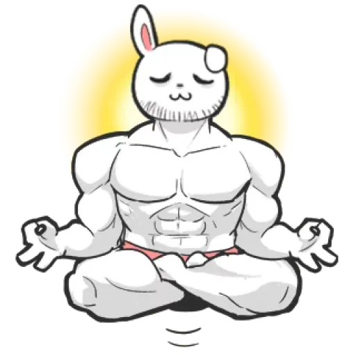 Rabbo the Muscle Rabbit sticker 41