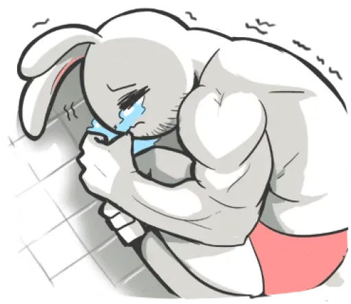 Rabbo the Muscle Rabbit sticker 42
