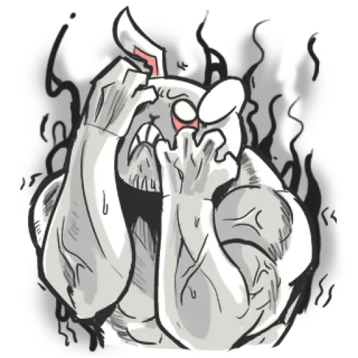Rabbo the Muscle Rabbit sticker 47