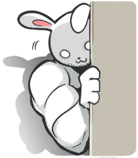 Rabbo the Muscle Rabbit sticker 50