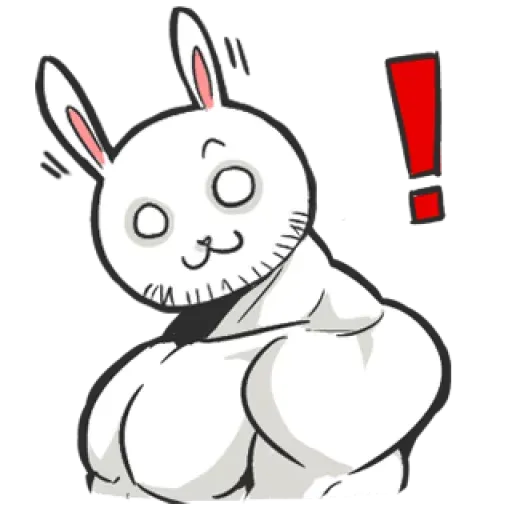 Rabbo the Muscle Rabbit sticker 51