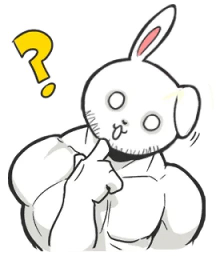 Rabbo the Muscle Rabbit sticker 52